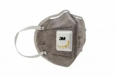 3M, 9541V, Protective Medical Face Masks with Valve, FFP2, Meltblown Nonwoven