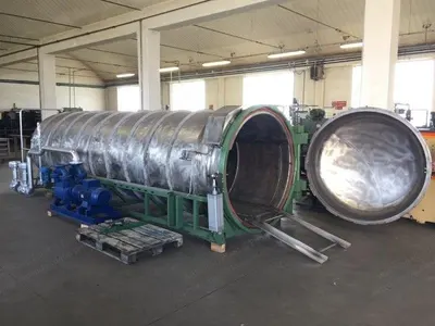 Obem, VFV, 1995, 1500mm Diameter, 5000mm Length, Vacuum Autoclave