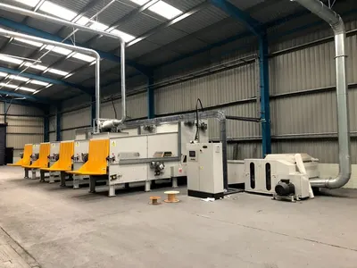 Blending Line with Bale Tippers, 1500mm, for Bast Fibers