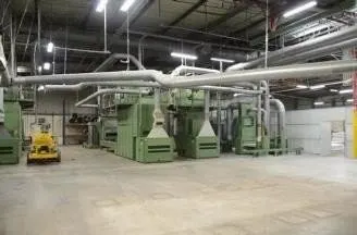 Trutzschler, Spinnbau, Ramisch Kleinewefers, Edelmann, Thermobonding Production Line, 1993, 2500mm Working Width