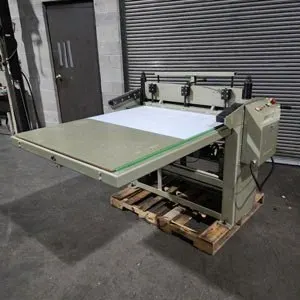 Polytex, ZP, Fabric Swatch Cutter, 84x40 inch Work Area, 36 inch Blades, 220V 3 Phase