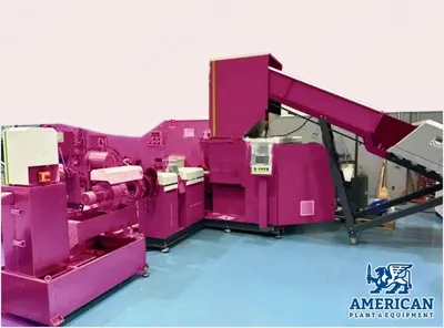 Plasmac, Omega L HCV, 2022, 550 lbs/hr Capacity, 60mm Extruder, 60 kW Motor