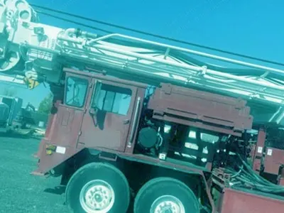 Schramm, T130XD Rotadrill, 2005, Telemast Drill Rig, 700HP Detroit MTU2000 Deck Engine