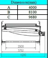 NovaStar, NN342, 2800mm Input x 4000mm Output Cross Lapper, 100 m/min