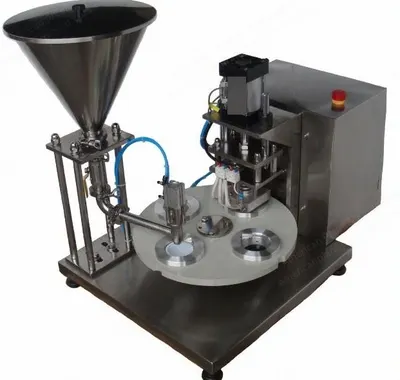 NovaStar, DC103, Yogurt Cup Filling and Packing Machine, 100 to 200 Cups, 250g to 400g Capacity