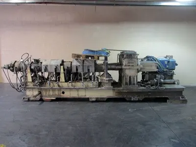 Maris, TM92M, 92mm Twin Screw Pelletizing Extrusion Line, 30:1 L/D, 292 kW