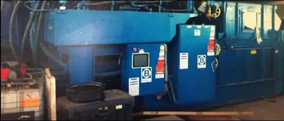 Balemaster, EO-4557/51225G-12, 2007, Horizontal Baler, 225 HP, 43x43 inch Bale Size, with Fluffer and Conveyor