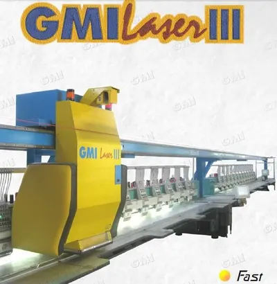 Gmi, Laser III, CO2 Laser Cutting System for Embroidery, 300x300mm Working Field