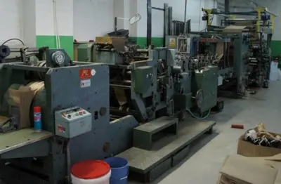 Newlong, 118T, 1984, Block Bottom Paper Bag Machine, 910mm Width, 4 Color Printer