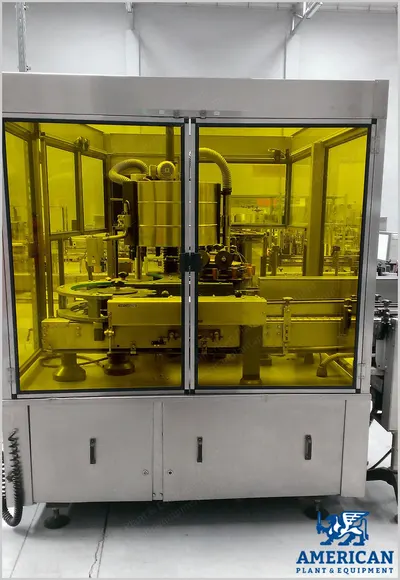 Krones, Universella 723, 1993, Carousel Type 15 Plates, Label and Counter Label Gluing