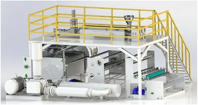 NovaStar, PP Melt Blown Cloth Production Line, NN150 Width, 80-150kg/h Capacity