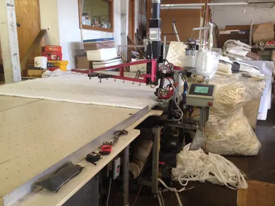 Porter, ATA, 2002, Serger Flanger, Automatic Corner Turning, with Table