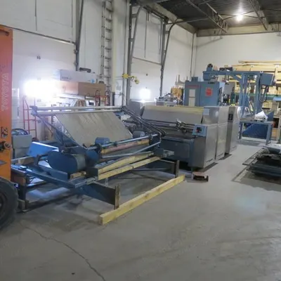 Tube-Tex, 4-Roll Padder, 1997, 230V, with Fanuc Drives