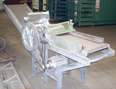 Rotary Cutter, 20 inch, 4 Blades, 30 inch In-Feed Conveyor, 6 foot Discharge Conveyor, 5 HP