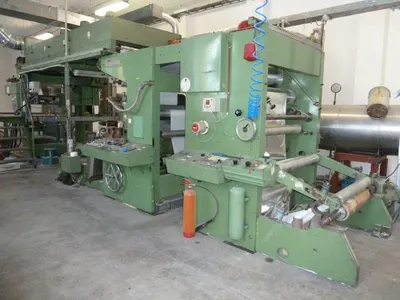 Kroenert, PAK-600, Approx. 1980, Waxing, Paraffining, and Gluing Machine, Width 1000mm, Max Speed 300 m/min