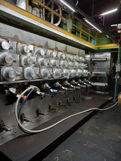 Han Kook Machinery, 2015, High Tenacity PP FDY Multifilament Yarn Plant, 7.0 GPD, 1400-1500 kg/day