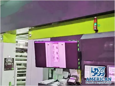 Uteco, Crystal 808, 2019, 1500mm Printing Width, 8 Colors, Gearless, Gas Drying