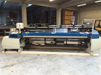 Picanol, Omniplus800-2-R-340, 2005, Air Jet Weaving Loom, 3400mm Working Width, 2 Colors, Staubli Dobby 2871