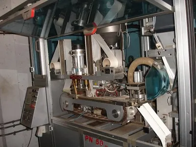 Gino Rossi, PN50, 2005, Coffee Bean Grinding And Automatic Pod Packing Machine, 50 Pods/Min, 8 KW