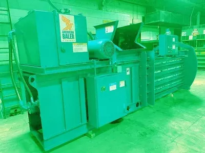 American Baler, 3029E730R, 1994, Horizontal Open End Auto Tie Baler, 30 HP, 7 inch Ram
