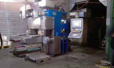 Neumag Mono Color BCF Machine, 2001, 6 Ends, 144 Filament, 4 Tons/Day Extruder