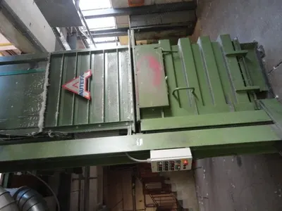 Autefa, 280/400, 1994, Fiber Bale Press, with LTG Fiber Compactor, Feeding Box
