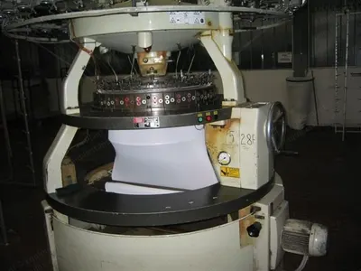 Circular Knitting Machines, Used Lot, 1975–2007, Multiple Brands/Gauges, 20E–28E, 30"–38" Width