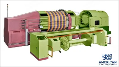 Lutan Single-End Warping Machine, Warping Width 50mm, 50m Warping Length, 200 m/min