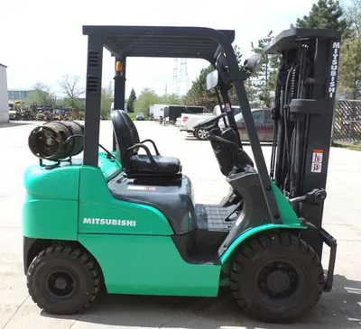 Mitsubishi, FG25N, 2011, 5000 lbs Capacity, Triple Mast, LP Gas Forklift