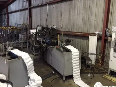 Pocket Coil Assembling Machine and Cutter, 2010, Capacity 60 to 100 Coils