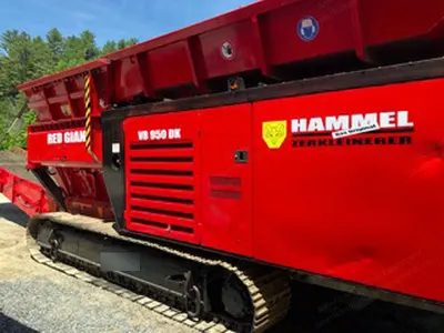 Hammel, 950DK, 2014, Shredder on Tracks, Extra Shafts & Side Combs Available