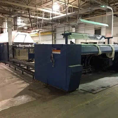 Benninger Terry Sizing Machine, 1998, 130" Usable Head Way, 10 Dry Cans, Double Dip Size Box