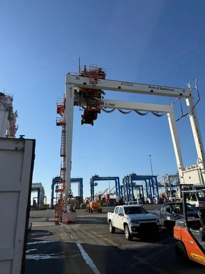 Kalmar, E-12 RTG, 2017, 50-Ton Capacity, 6-High Stacking