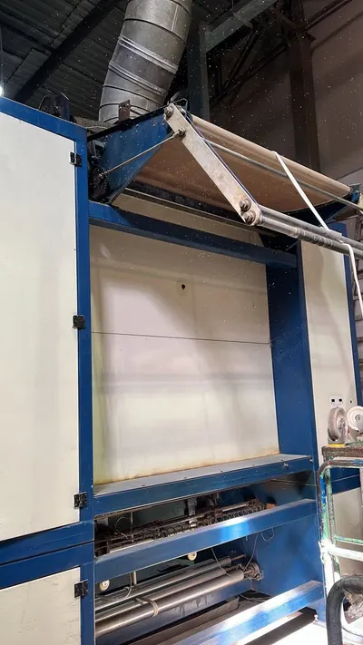 Heliot, Rollset Gaz, 2001, Tubular Heat Setting Machine, Working Width 1200mm, Gas Burner