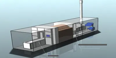 NovaStar, TI108, Cremation Machine, 3700x2350x2500mm, Siemens PLC