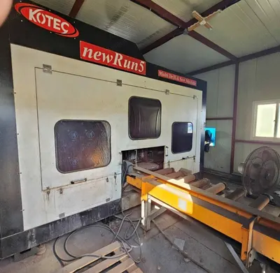 Used H-Beam Drilling, Cutting, Bandsawing and Bevelling Line, Max Length 13m, with 5 Ton Crane