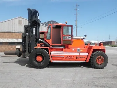 Kalmar, 1996, Pneumatic Forklift, 52000 lbs Capacity, Diesel, 2-Stage Mast