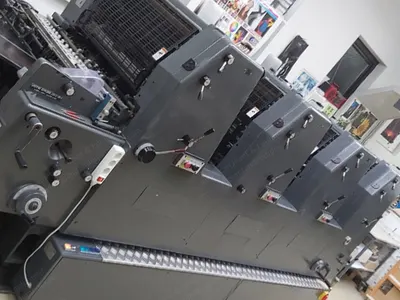 Heidelberg, GTO 52-4, 1985, 4 Colors, 360x520mm, Varn-Kompac-III Dampening