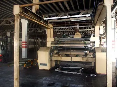 Santalucia Coating Line, 1984, 1800mm, 7 Chambers, Oil Heating