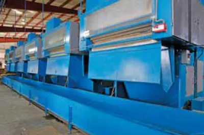 Cromtex, Blending and Baling Press Line, 50 Ton Capacity, 6 Opener Chargers, TS-3 Tinting System