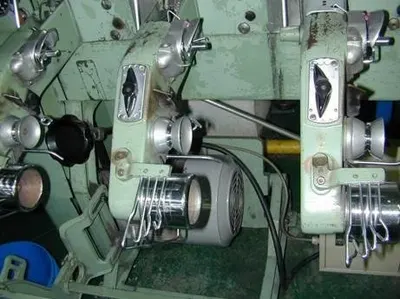 Murata, 601, 1979, Hank to Cone Winder, 40 Drums, Cylindrical Traverse System