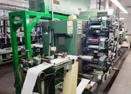 Gallus, R160 B, 1979, 170mm Print Width, 5 Letterpress Units, 1 Flexo Unit