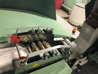 Rieter, SBD 22, 2014, 2 Heads, Power Creel 14 Cans, Automatic Delivery 40x48"