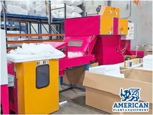 Card Clothing Services, Single Nozzle, Pillow Blowing Unit with Conveyor Hopper