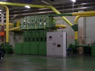 Nomaco, Needle Punching Production Line, 2005, 3000-6000mm Working Width, 600 kg/h Capacity