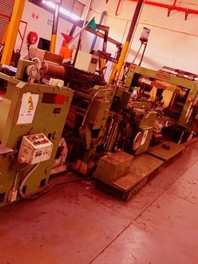 New Long, 117T + 506TH, 1981, Block Bottom Bagmaking Machine, Bag Width 220-320mm, Flat Handle Unit