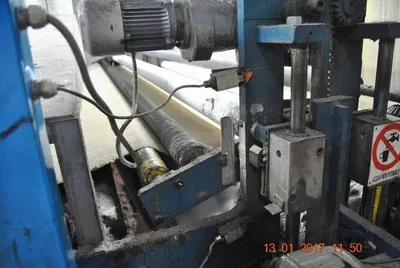 Henri Paulus, Backcoating and Shearing Line, 1990 to 1996, 4000mm Working Width, for Carpets