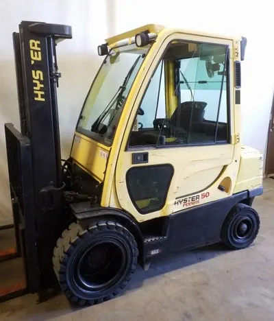 Hyster, H50FT, 2012, 5000 lbs Capacity, Triple Stage Mast, Diesel