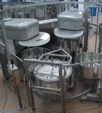 Sancassiano, Carousel Dough Mixing Machine, 1990, 4000 kg/hr Capacity, 2 Spiral Mixers, 4 Bowls