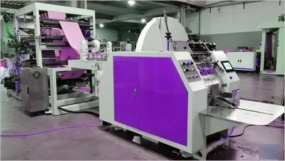NovaStar, BM104, 4 Colors Printer, V-Bottom Paper Bag Machine, 60-400 pcs/min, 6000x1700x1600mm